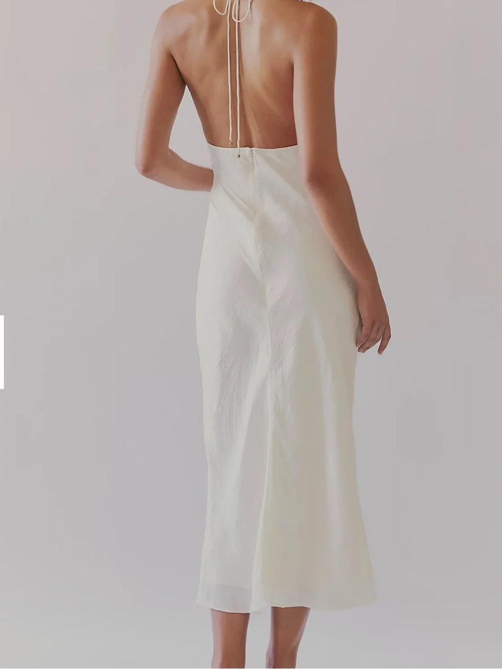 Citrine Midi Dress EUC white/pink combo